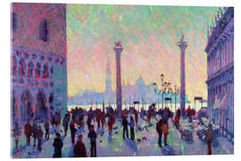 Akrylglastavla St. Mark's Square Looking Towards San Giorgio - Hugo Grenville