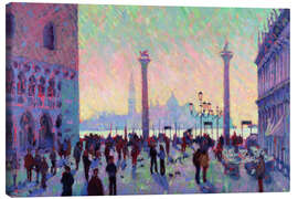 Lærredsbillede St. Mark's Square Looking Towards San Giorgio - Hugo Grenville