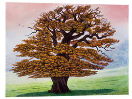 Acrylic print Old Oak Tree Dancing the Rumba - Liz Wright