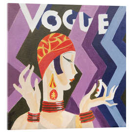 Acrylglasbild Vogue-Cover