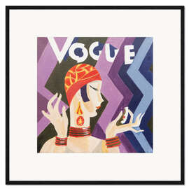 Gerahmter Kunstdruck Vogue-Cover