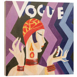 Holzbild Vogue-Cover