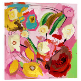 Tableau en verre acrylique Flower composition - Emily Fox King
