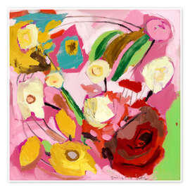 Wall print Flower composition - Emily Fox King