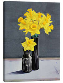 Lærredsbillede Still Life Daffodils, 2015