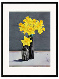 Framed art print Still Life Daffodils, 2015