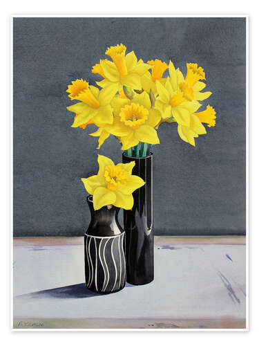 Poster Still Life Daffodils, 2015