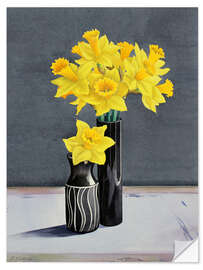Wandsticker Stillleben Narzissen, 2015 - Christopher Ryland