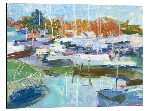 Aluminium print Suffolk Boatyard