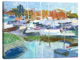 Lærredsbillede Suffolk Boatyard - Hugo Grenville