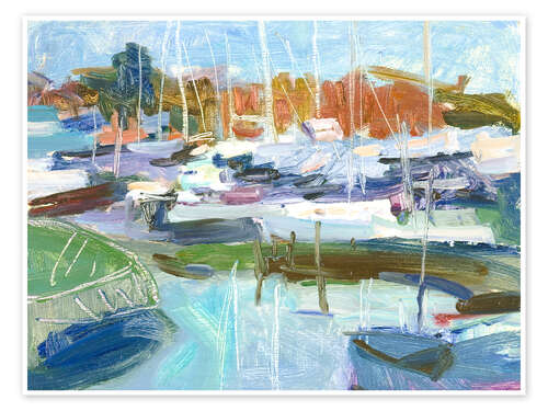 Poster Suffolk Boatyard