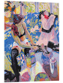 Acrylglasbild Die Can-Can Tänzerin - Hugo Grenville