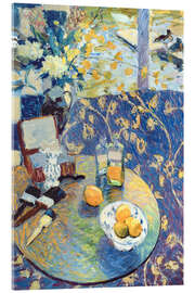 Stampa su vetro acrilico Flowers and Cluttered Tray - Hugo Grenville