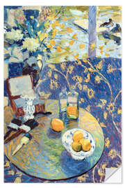 Sticker mural Flowers and Cluttered Tray - Hugo Grenville