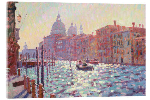 Akrylglastavla The Grand Canal, shortly after sunrise