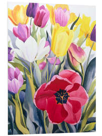 PVC-taulu Tulips