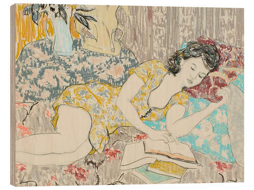 Tableau en bois Reverie