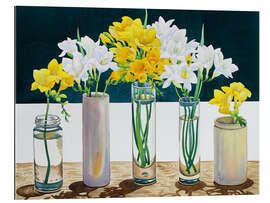 Gallery Print Stillleben mit Freesien