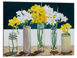 Magnettafel Stillleben mit Freesien
