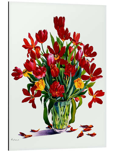 Tableau en aluminium Tulips