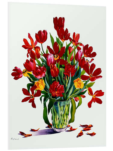 Foam board print Tulips