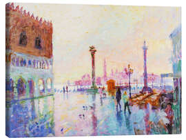 Lærredsbillede St Mark's Square, Late Winter Morning - Hugo Grenville