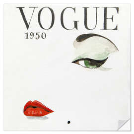 Wandsticker Vogue 1950