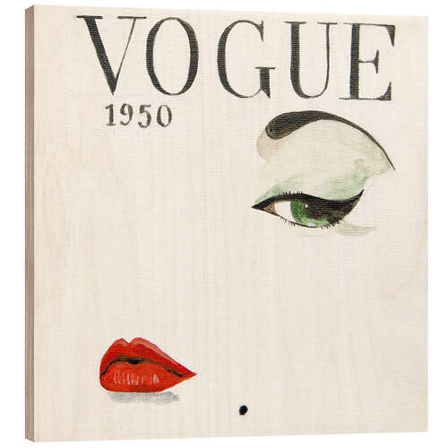 Holzbild Vogue 1950