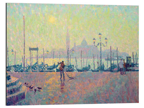 Alubild Morgennebel, Sonnenaufgang über San Giorgio Maggiore