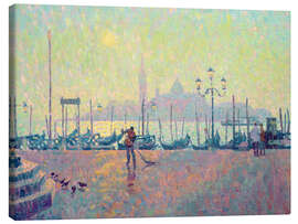 Canvas print Morning Mist, Sun Rising above San Giorgio Maggiore - Hugo Grenville