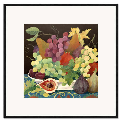 Framed art print Fruit in a bowl