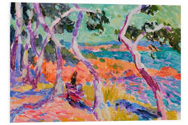 Hartschaumbild Mediterrane Bäume