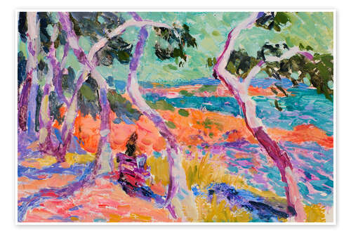 Poster Mediterranean trees