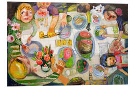 Hartschaumbild Segne die Hände