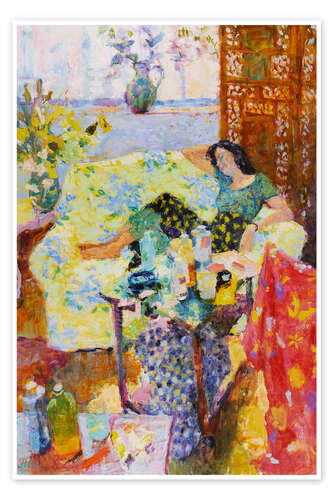 Poster Summer Light, Studio Interior, Natalie Sleeping