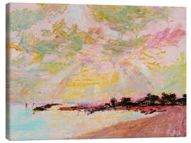 Quadro em tela Sun and Rain, Climping Beach - Hugo Grenville