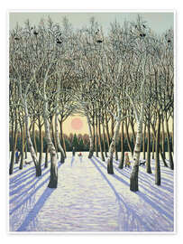 Reprodução Sunset under Russian trees - Liz Wright