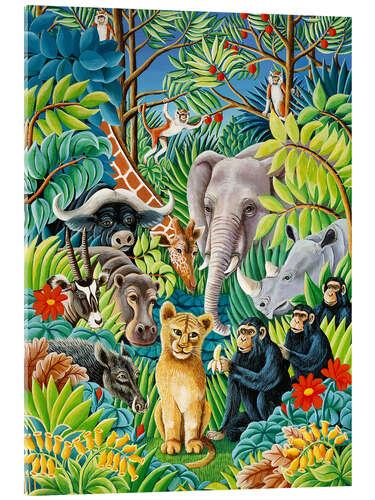 Acrylic print Jungle Party