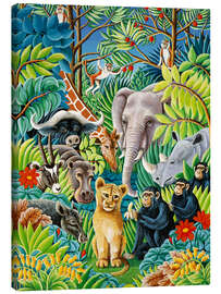 Canvas print Jungle Party - Liz Wright
