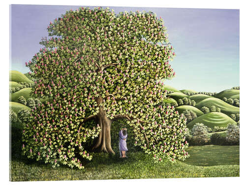 Acrylic print Chestnut Tree and Lovers