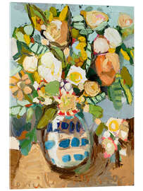 Acrylic print Crushed Blue - Emily Fox King