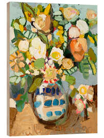 Holzbild Crushed Blue