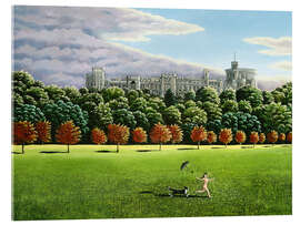 Acrylglasbild Flitzen auf Schloss Windsor