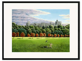 Kehystetty taidepainatus Streaking at Windsor Castle
