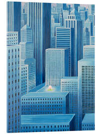 Acrylglasbild Allein in einer Stadt - Liz Wright