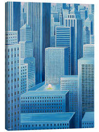 Canvas print Alone in a city - Liz Wright