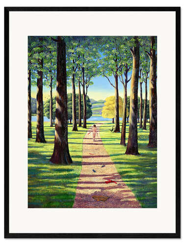 Impresión de arte enmarcada Stroll in Richmond Park
