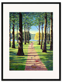Impresión de arte enmarcada Stroll in Richmond Park - Liz Wright