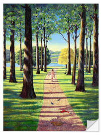 Wandsticker Spaziergang in Richmond Park