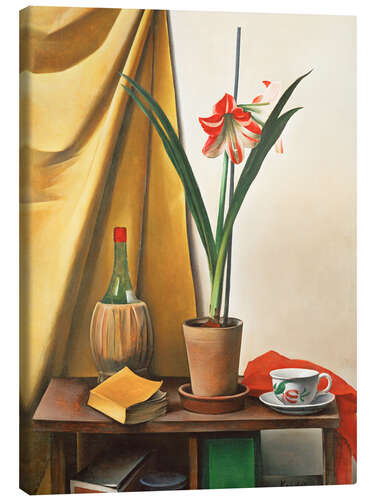 Lienzo Still Life with Amaryllis, 1926
